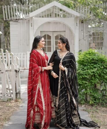 Anarkali gown with dupatta