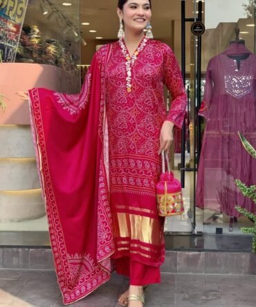 New beautiful Heavy fully stitched suit set