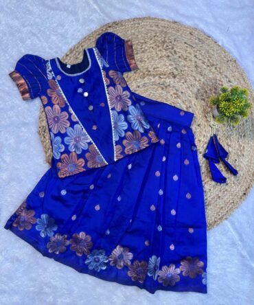 Mini kids royals  Blue Lehenga with top