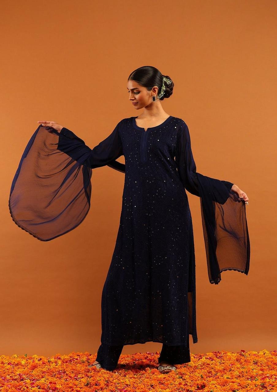 Premium chicken Kari suit set