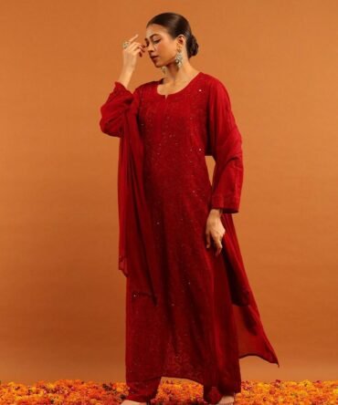 Premium chicken Kari suit set