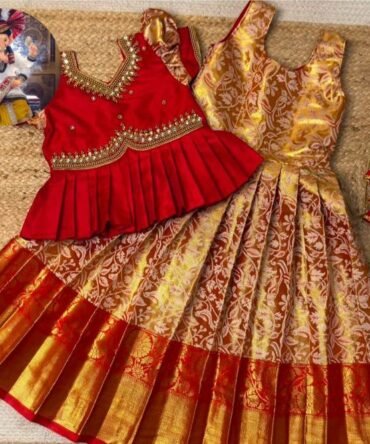 Mini kids royals Gown with Koti set