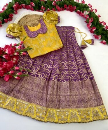 Mini kids lehenga with top