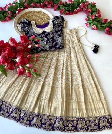 Mini kids lehenga with top